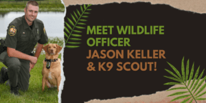 Meet Wildlife Officer Jason Keller & K9 Scout! @ Lebanon Public Library Pavilion